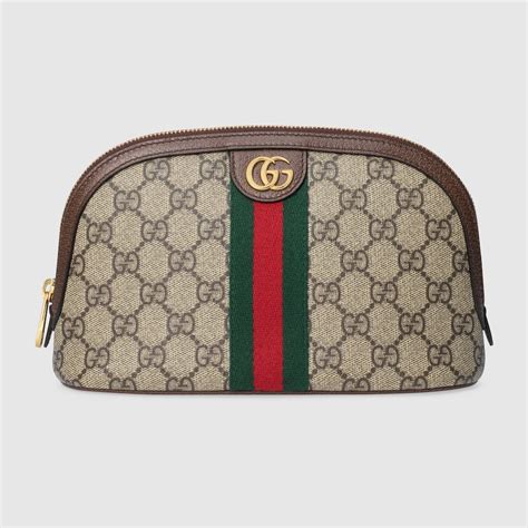 gucci web cosmetic case red multicolor|Ophidia large cosmetic case in GG Supreme canvas .